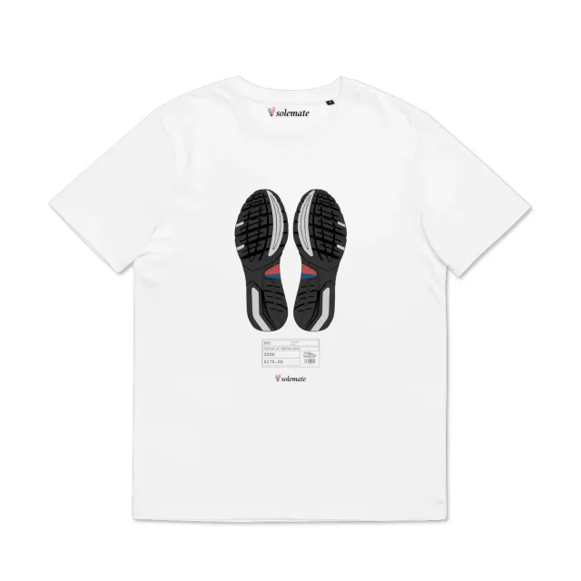 Solemate Footprints 992 t-shirt bianca ring-spun