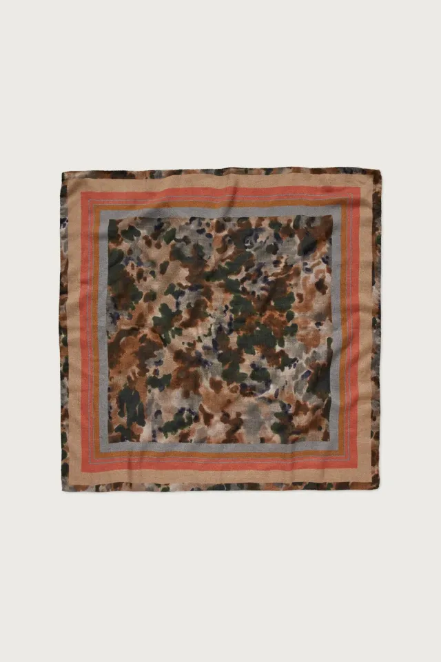 Massimo Alba Bandana military cashmere seta lana