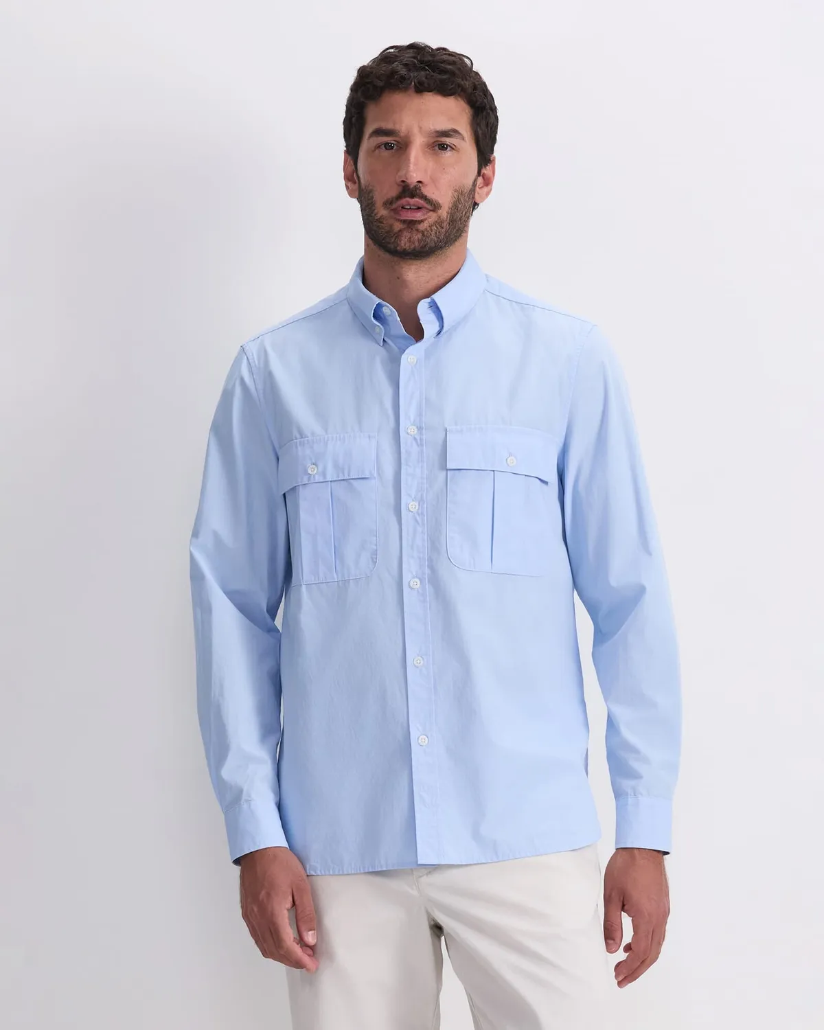 Sportscraft Military 208076 camicia uomo manica lunga cotone