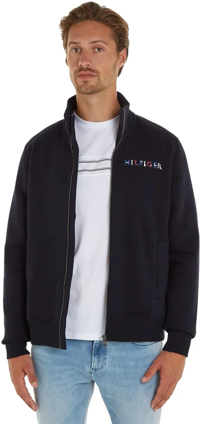 Tommy Hilfiger RWB MW0MW32357 Felpa Zip Uomo 3XL Pesante