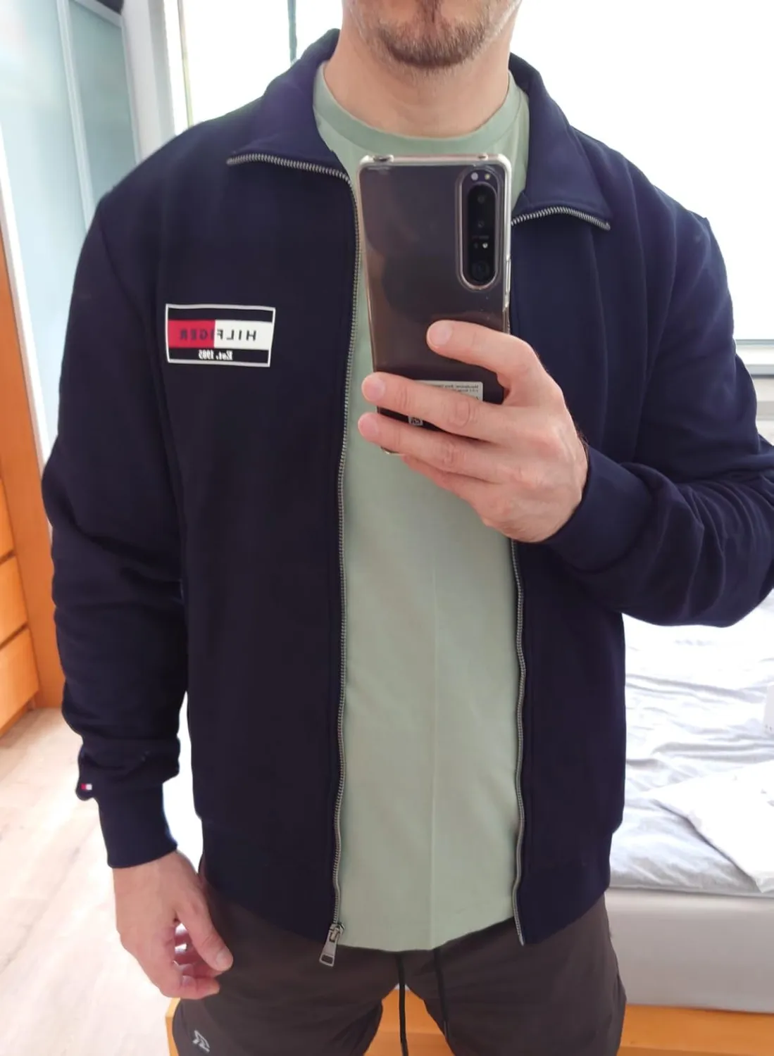 Tommy Hilfiger Brand Love MW0MW44941 felpa uomo M logo