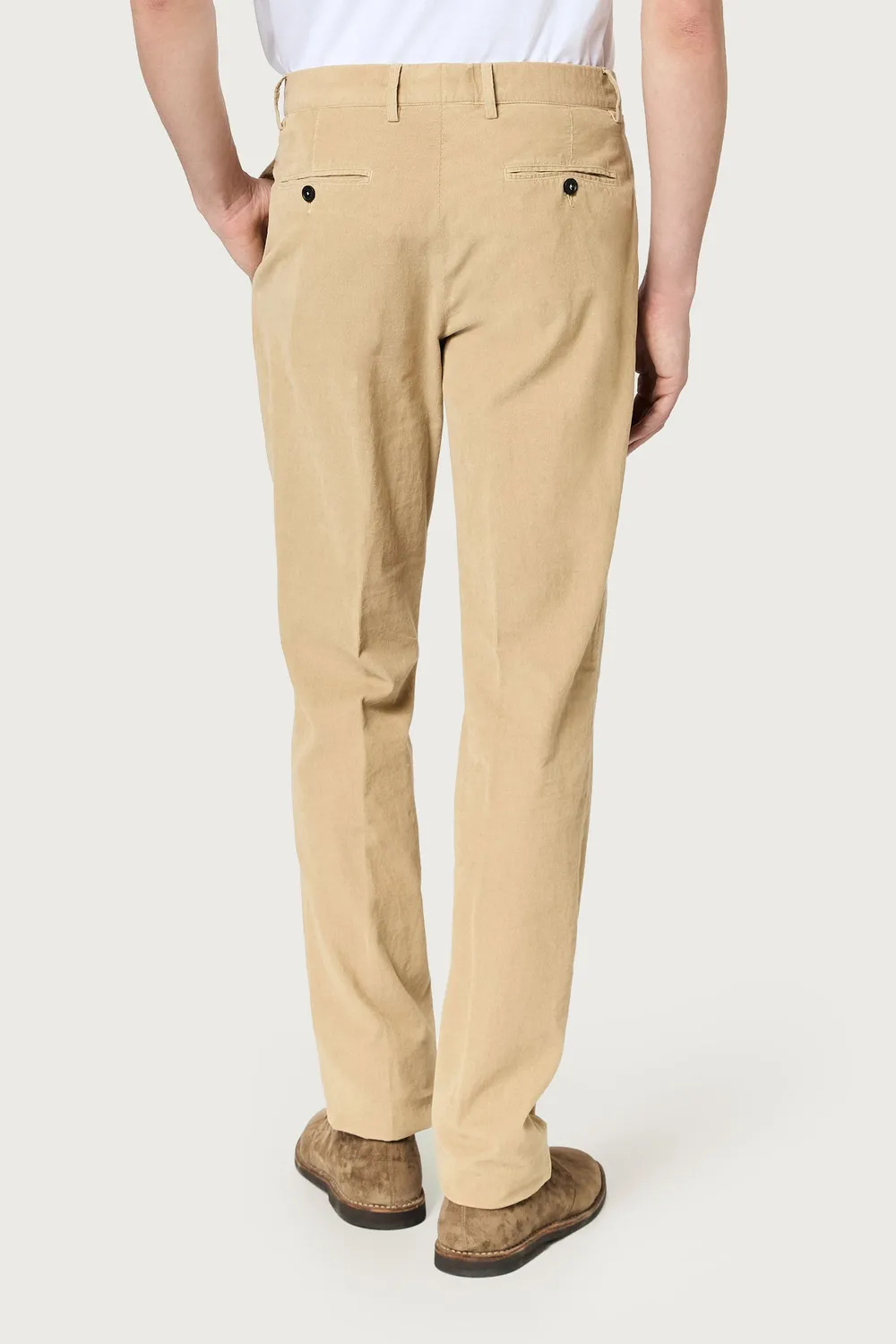 Massimo Alba Sloop completo velluto desert cotone