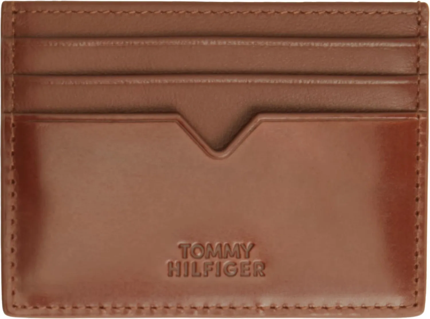 Tommy Hilfiger AM0AM14804 portachiavi pelle cognac