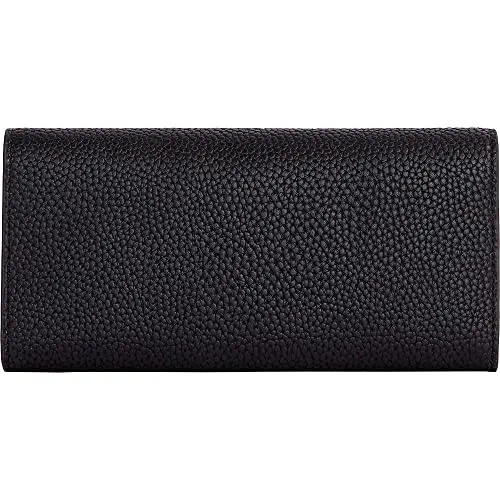 Tommy Hilfiger TH Emblem Large Flap portafoglio nero Black