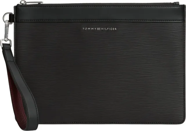 Tommy Hilfiger Saffiano AM0AM14823 pouch uomo nera