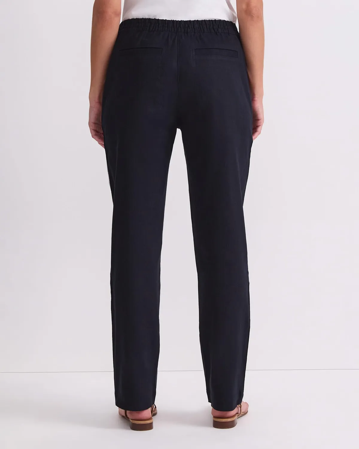 Sportscraft Rosa Side Stripe Linen pantalone lino donna