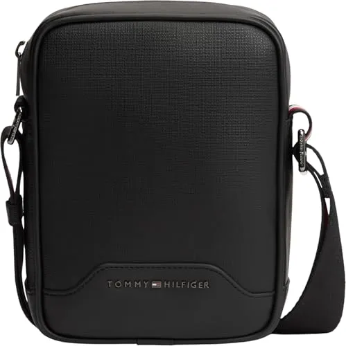 Tommy Hilfiger AM0AM14701 Borsello Nero Testurizzato