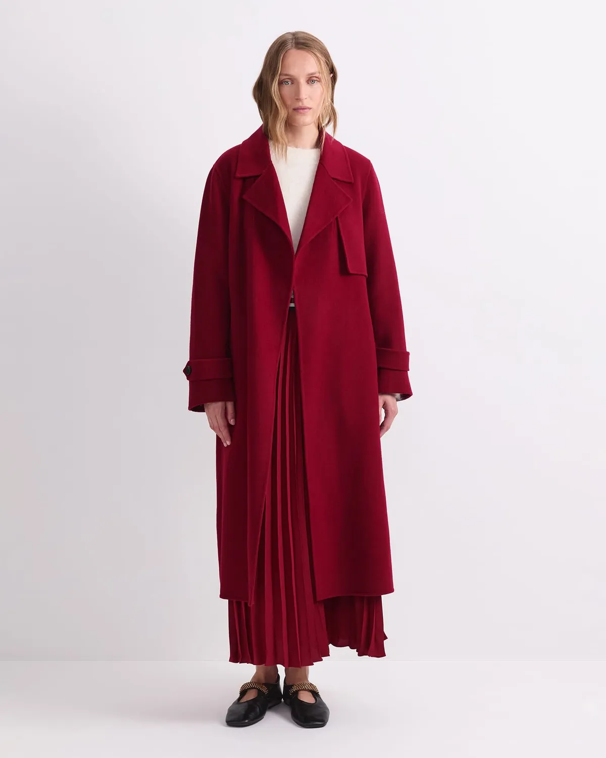 Sportscraft Martha cappotto lungo lana cintura