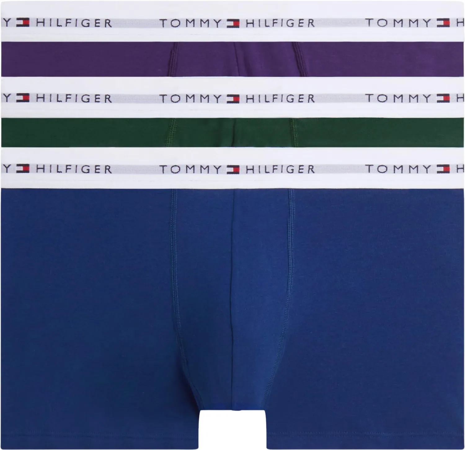 Tommy Hilfiger 3p Trunk UM0UM03889 Slip Uomo Cotone 3 Pezzi