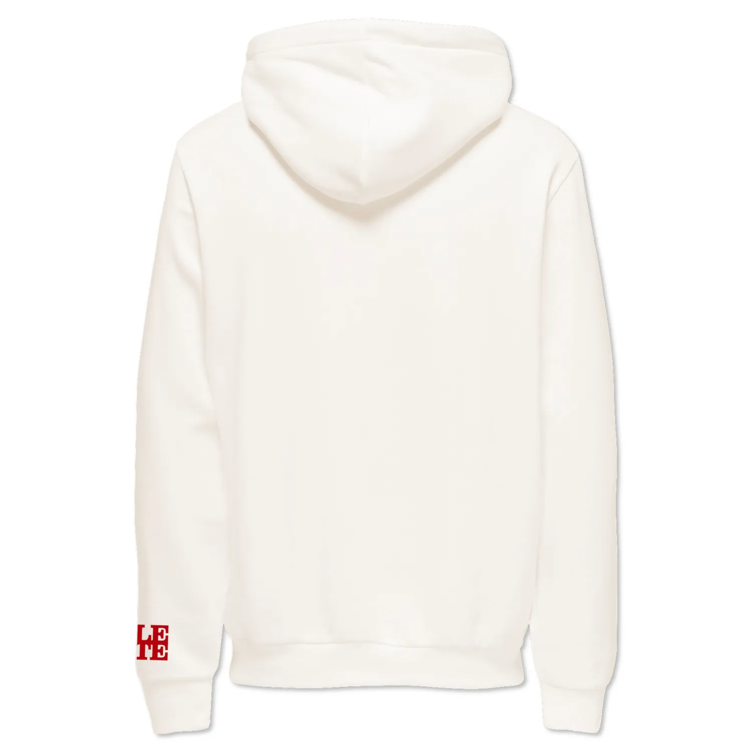 Solemate LOVE felpa con cappuccio panna cotone organico