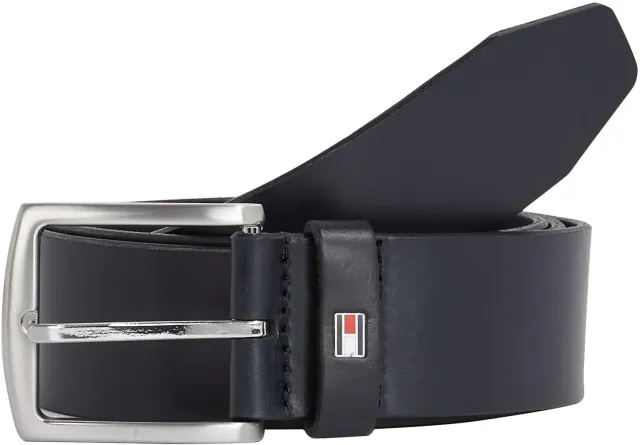 Tommy Hilfiger New Denton cintura pelle 105 nera