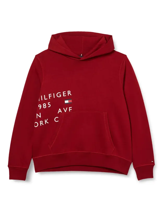 Tommy Hilfiger Off Placement felpa cappuccio uomo