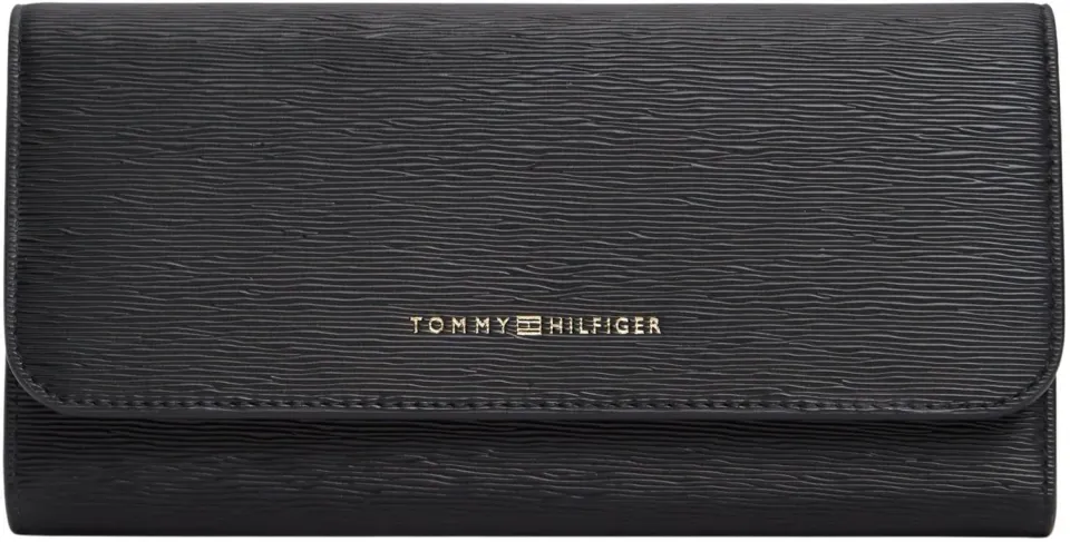 Tommy Hilfiger Modern Flap portafoglio donna nero