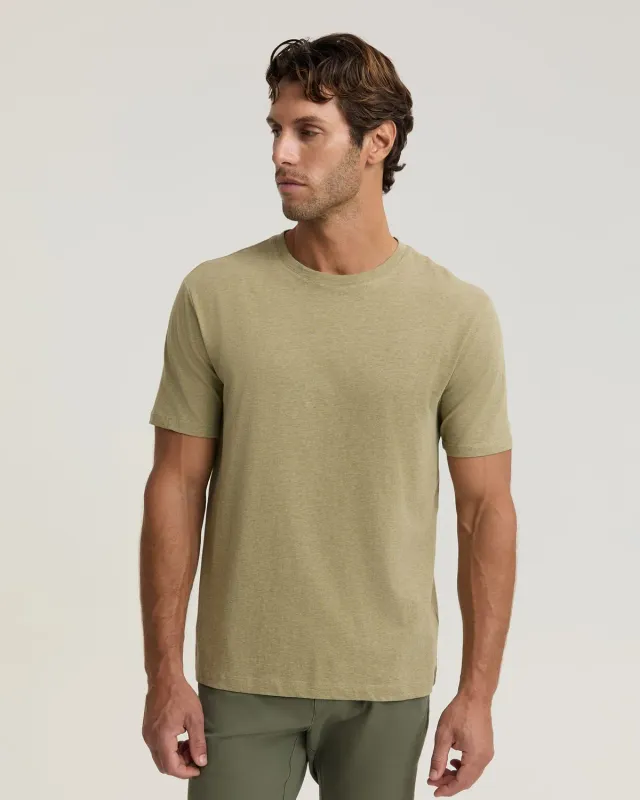 Sportscraft Supersoft Melange Tee maglietta cotone spazzolato