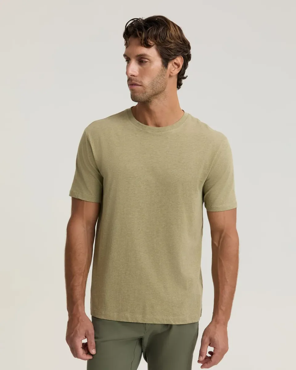 Sportscraft Supersoft Melange Tee maglietta cotone spazzolato