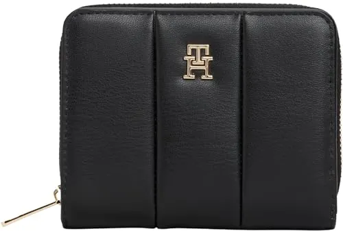Tommy Hilfiger Icon Med Quilted portafoglio piccolo nero