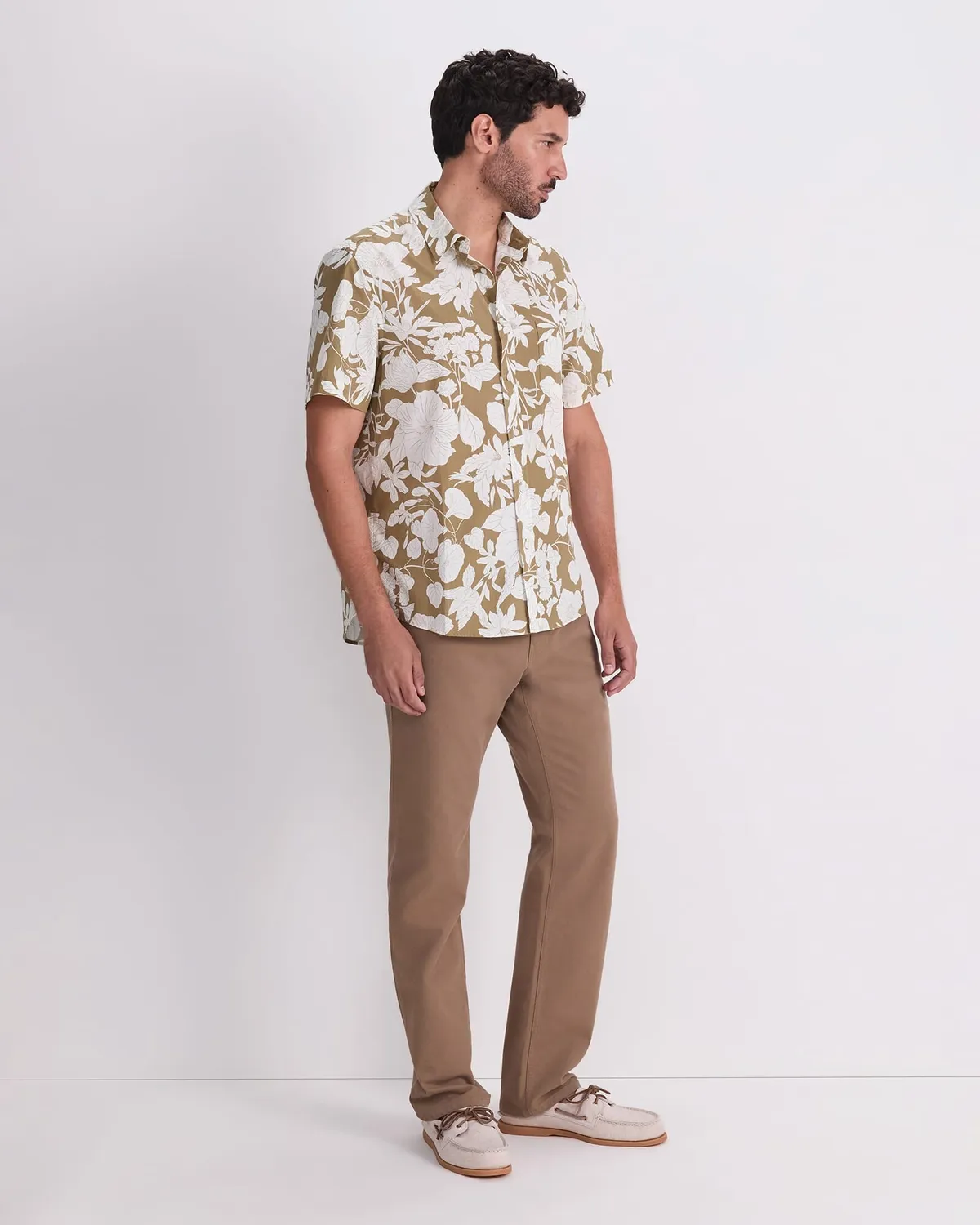 Sportscraft Gardner Short Sleeve Print Shirt camicia cotone