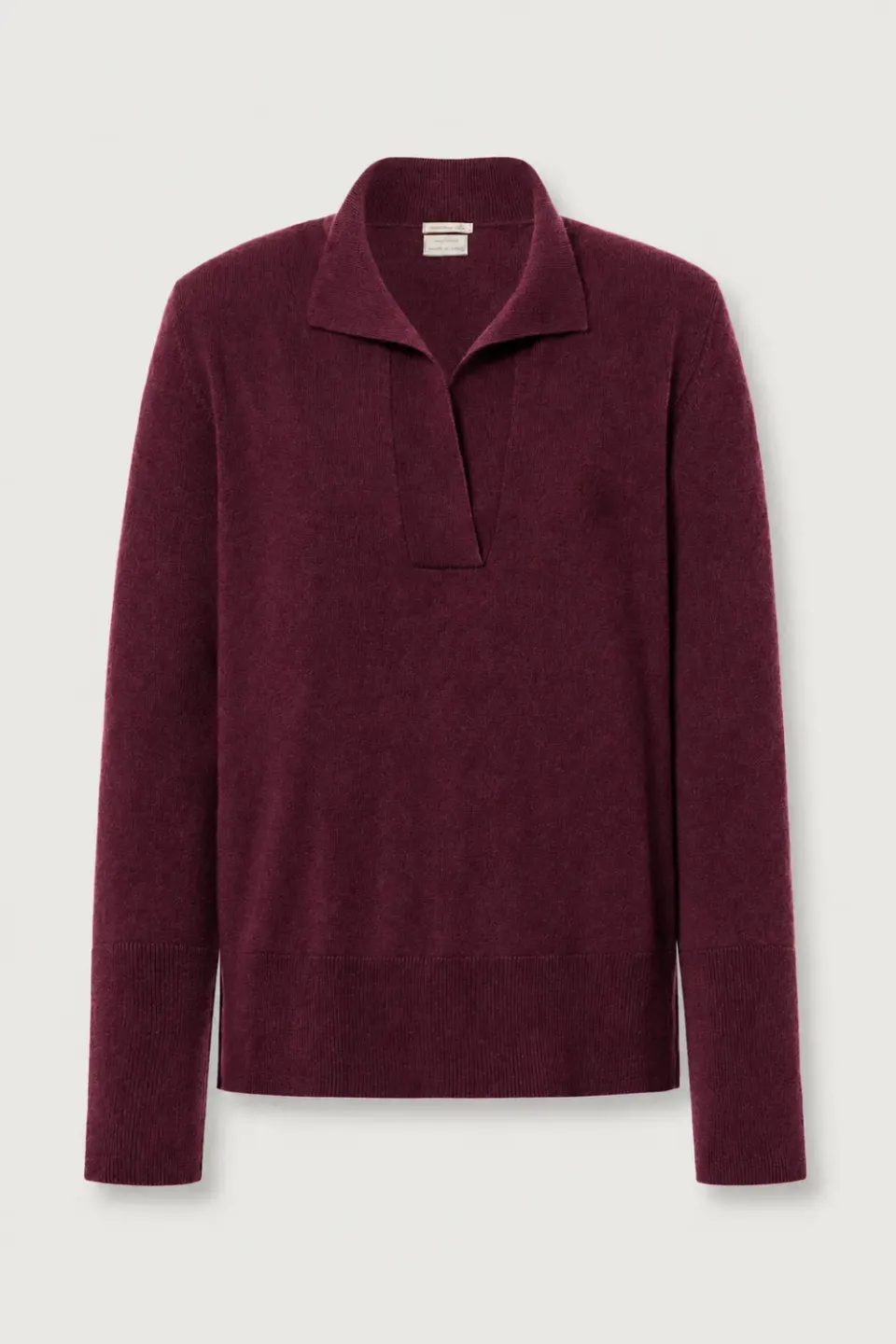 Massimo Alba Lucy polo cashmere Mosto boxy fit
