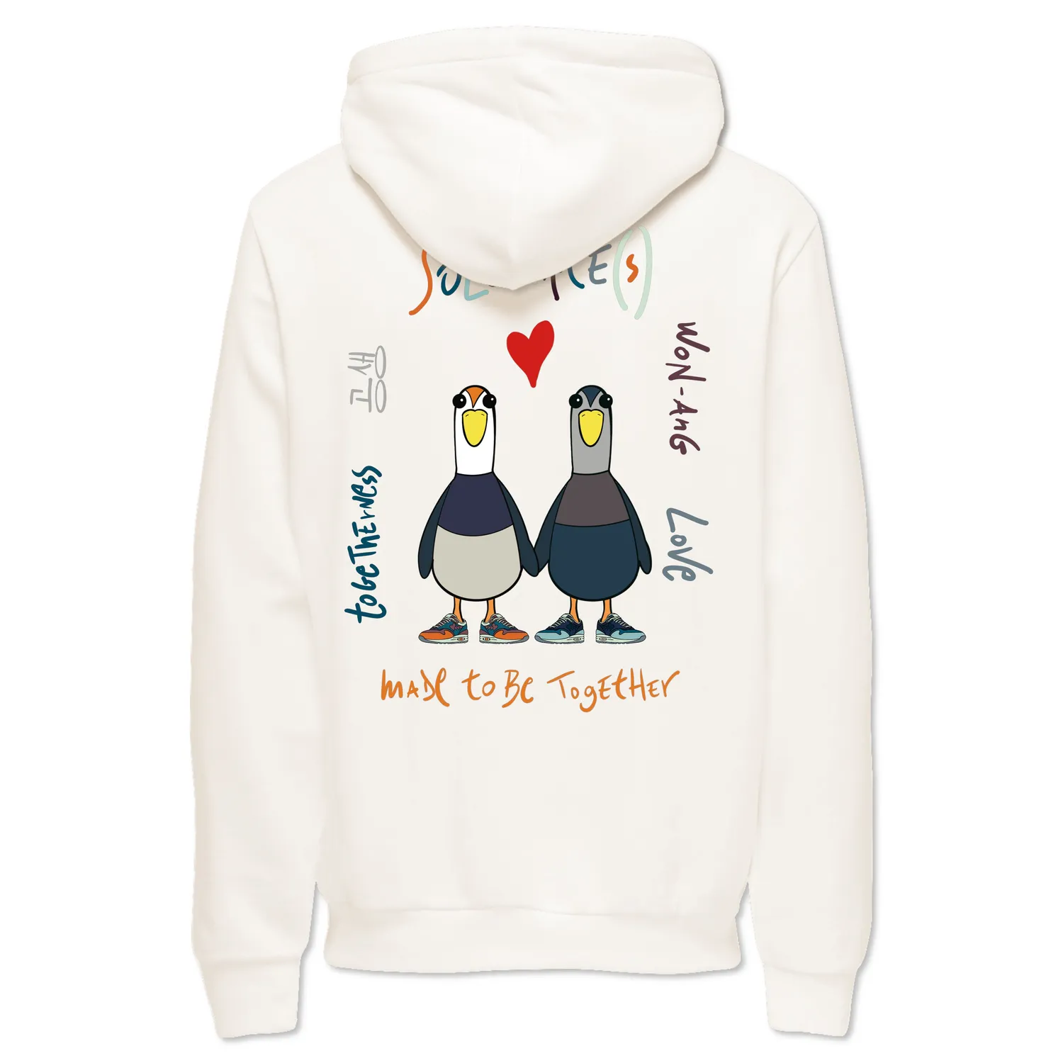 Solemate Better Together felpa panna misto cotone
