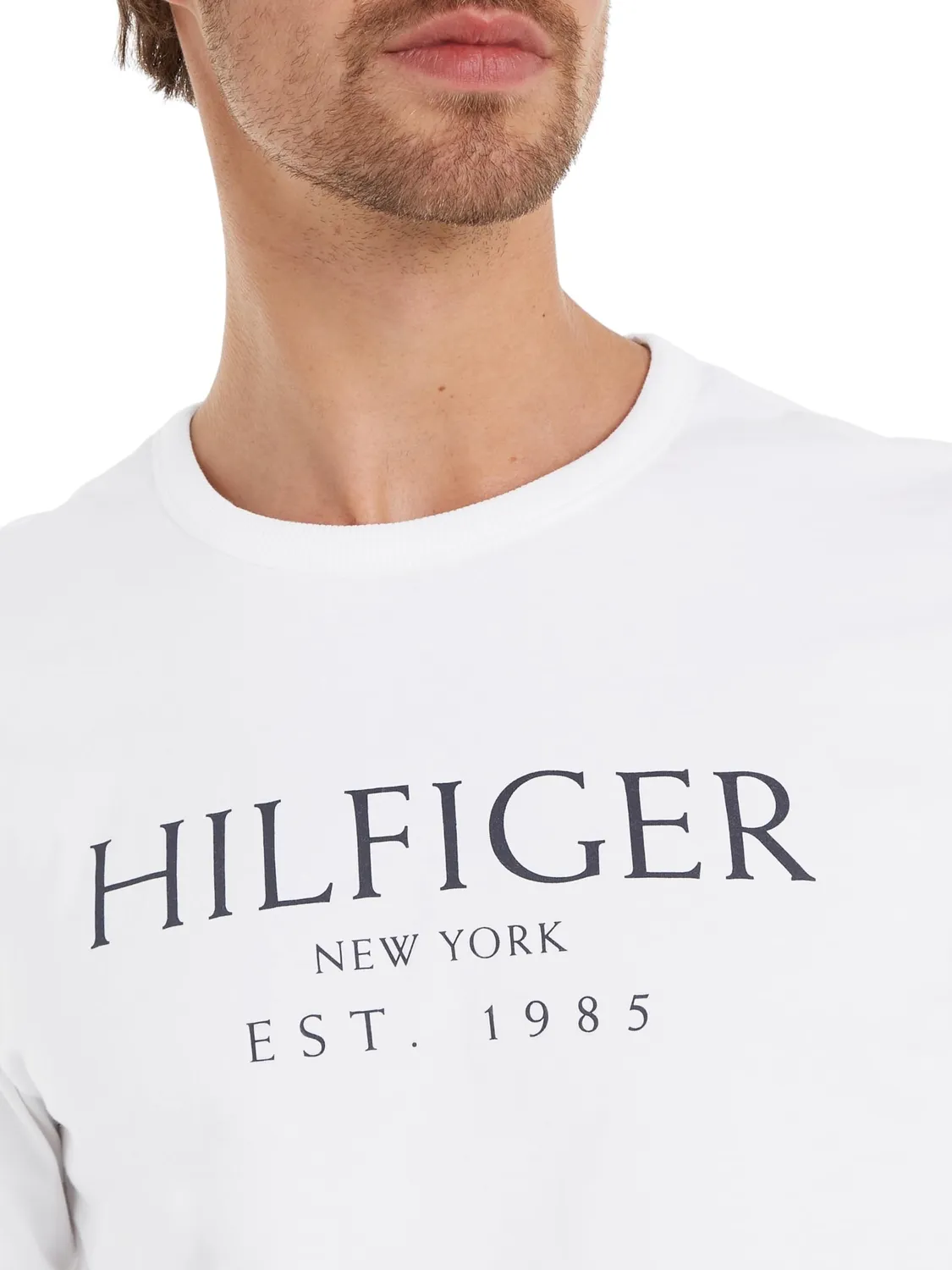 Tommy Hilfiger maglietta uomo maniche lunghe nera 3XL Plus