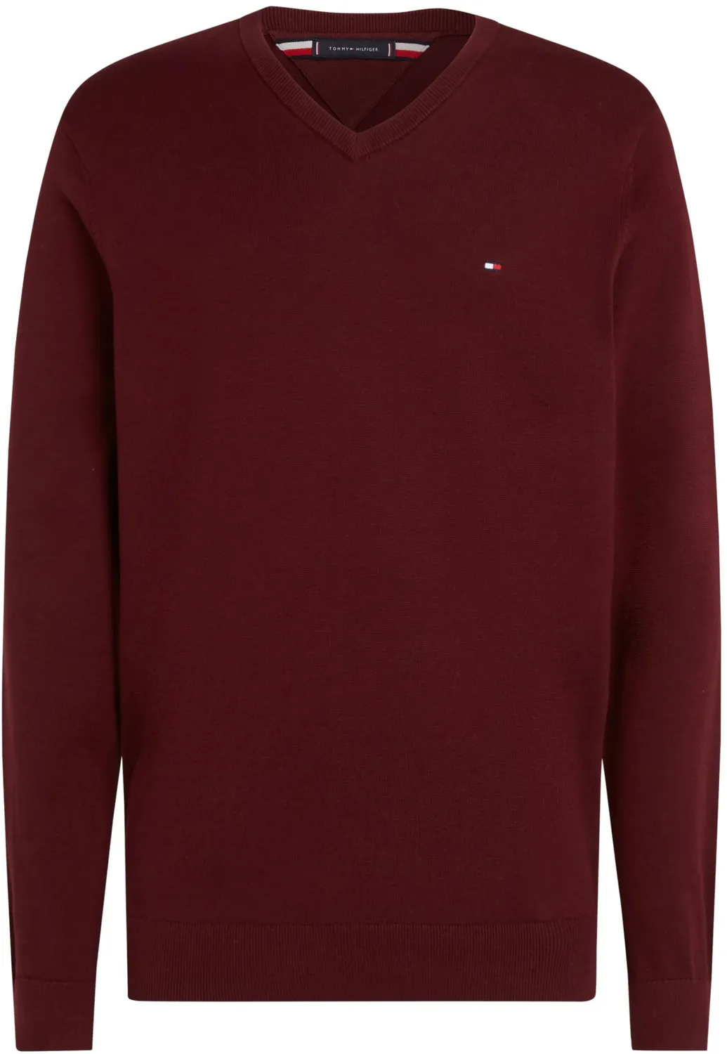 Tommy Hilfiger Essential Cotton pullover uomo scollo a V