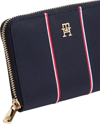 Tommy Hilfiger Icon Med Nylon Corp borsa blu con zip