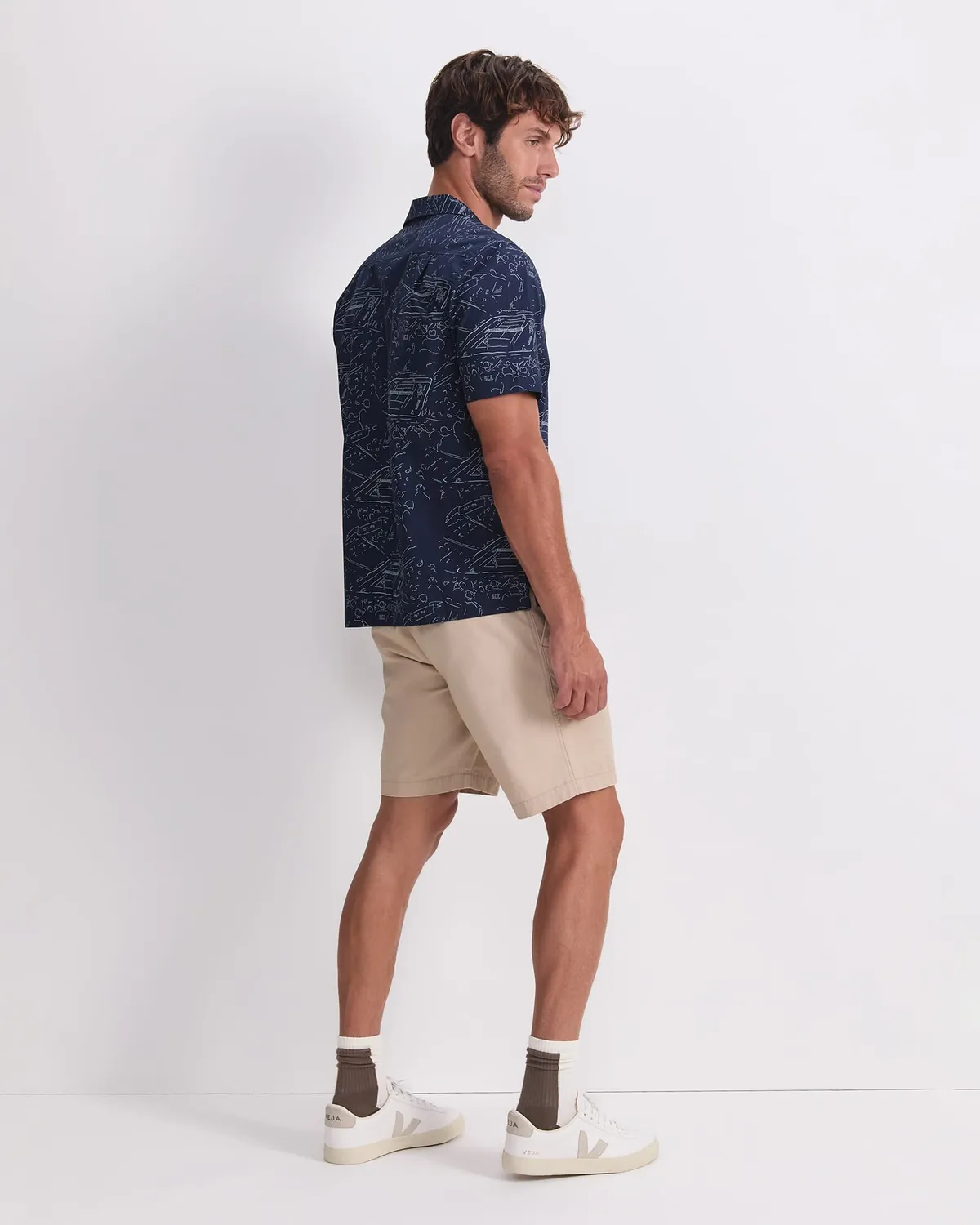 Sportscraft Rally camicia cotone fantasia maniche corte