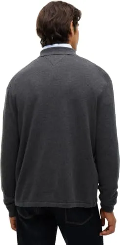 Tommy Hilfiger Essential Cotton Camicia Uomo Nero Cotone Maniche