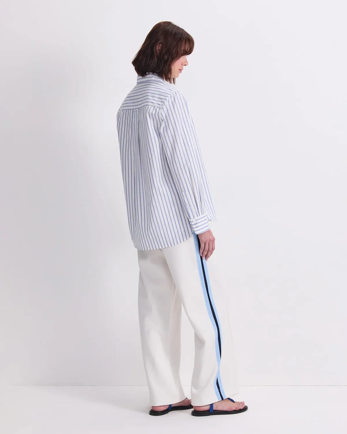 Sportscraft Logo Stripe camicia uomo cotone