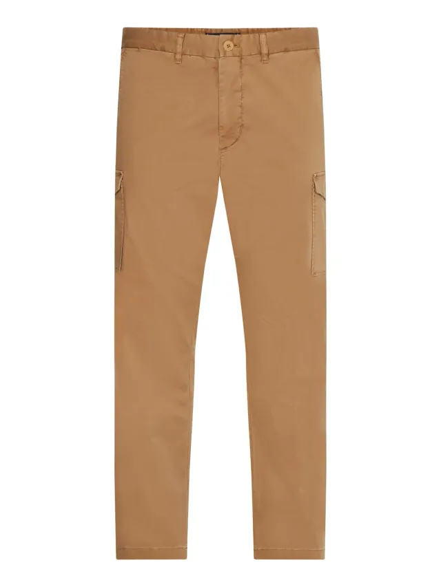 Tommy Hilfiger Chelsea Cargo Satin pantaloni cargo uomo verde
