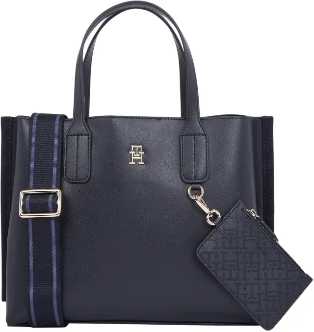 Tommy Hilfiger Distinct Mini tote bag donna blu Space Blue