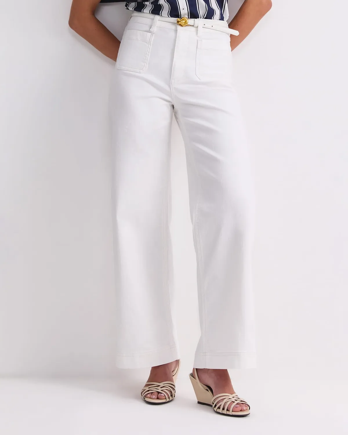 Sportscraft Nili Wide Leg jeans donna gamba larga