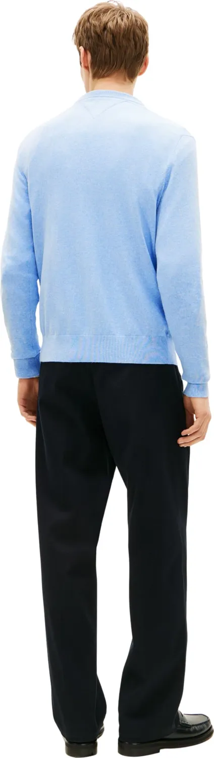 Tommy Hilfiger Maglione Uomo Girocollo L Blu Vessel Blue