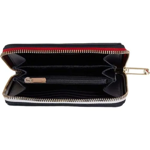 Tommy Hilfiger Portafoglio Piccolo Donna Space Blue scomparti card