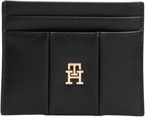 Tommy Hilfiger Icon Holder Quilted portacarte nero trapuntato