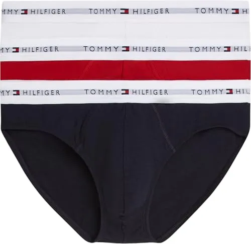 Tommy Hilfiger Brief slip uomo cotone pacco 3 pezzi