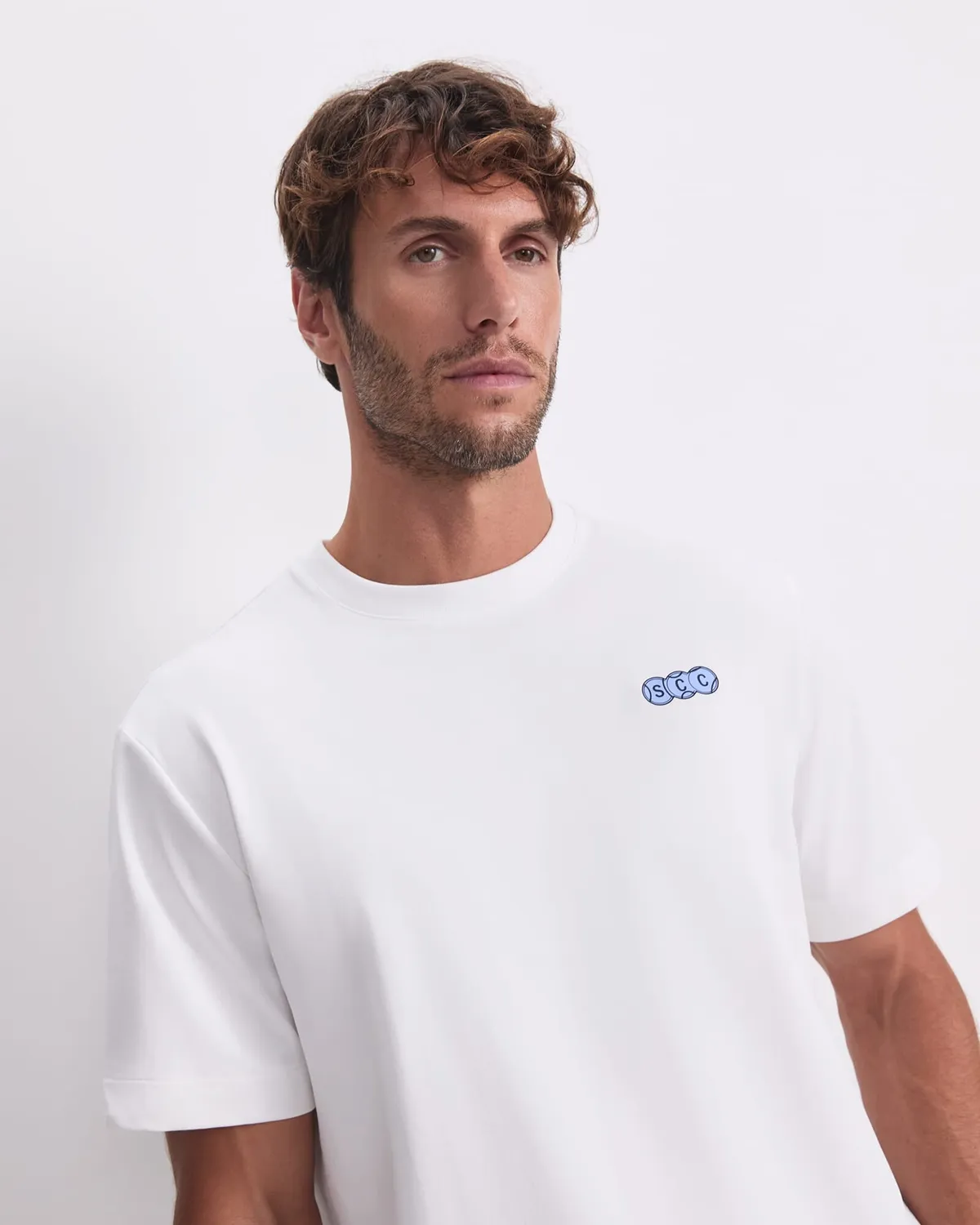 Sportscraft Fawkner Club t-shirt cotone uomo pesante
