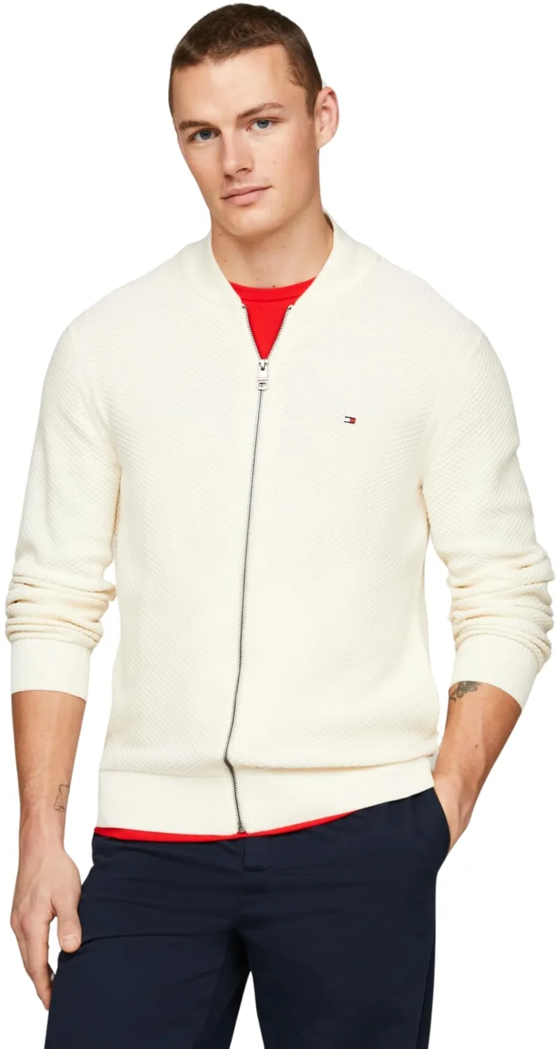 Tommy Hilfiger Flag Logo cardigan uomo baseball zip