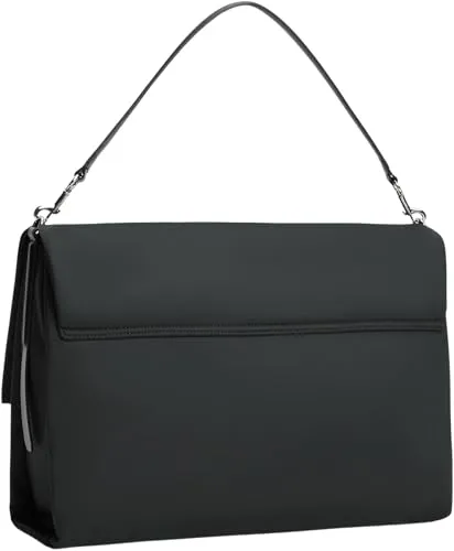 Tommy Hilfiger Elevated Nylon Maxi borsa a spalla nera
