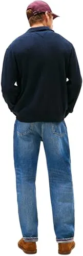 Tommy Hilfiger Textured Polo cardigan L manica lunga