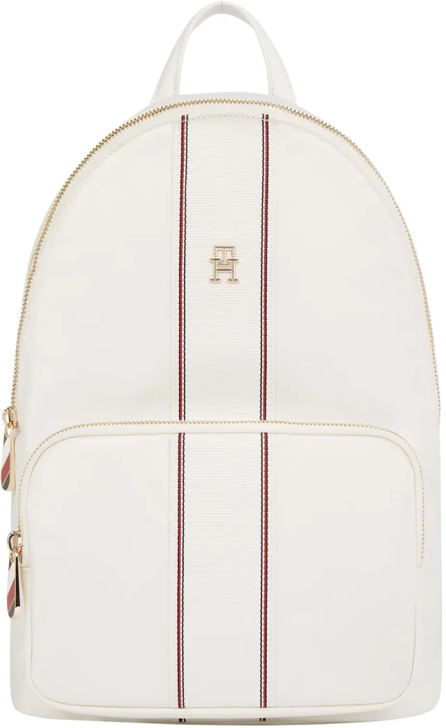 Tommy Hilfiger Poppy Medio Zaino Donna Avorio Ecru Unica