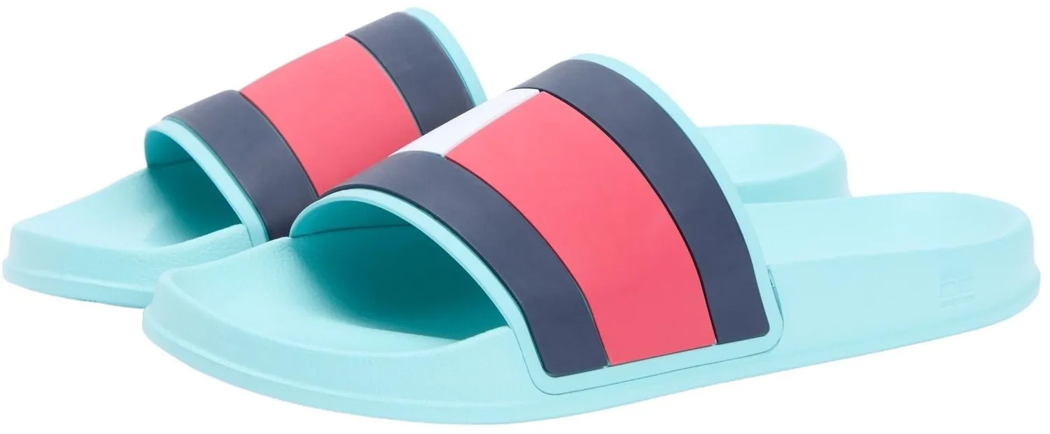 Tommy Hilfiger Core Hilfiger Flag Pool Slide FM0FM05798 ciabatte uomo bianche