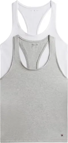 Tommy Hilfiger canotte donna elasticizzate 2 pezzi nero
