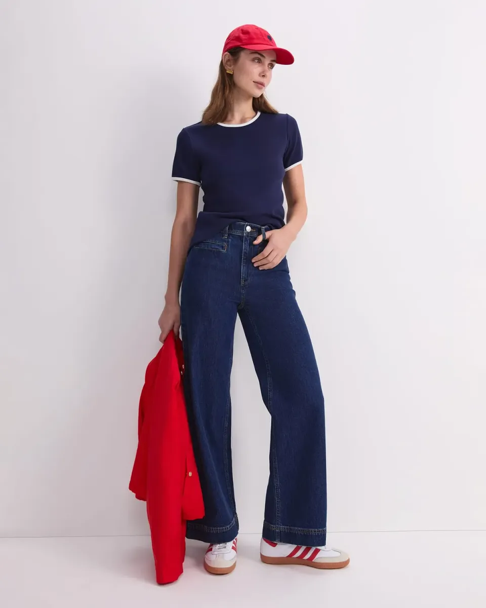Sportscraft Staple Cotton Blend t-shirt girocollo