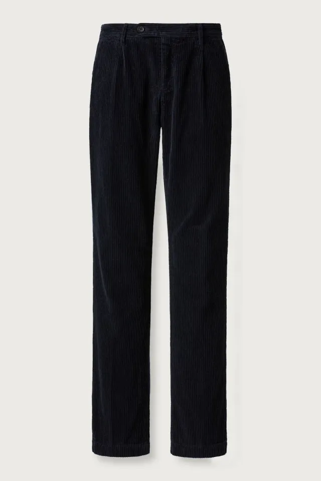 Massimo Alba Ionio2 pantaloni velluto dark blue
