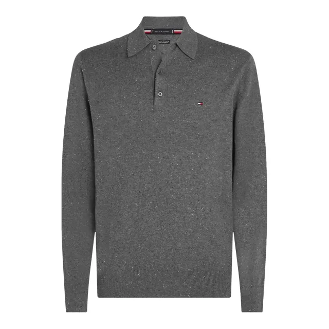 Tommy Hilfiger Pima Cashmere Polo pullover uomo collo polo