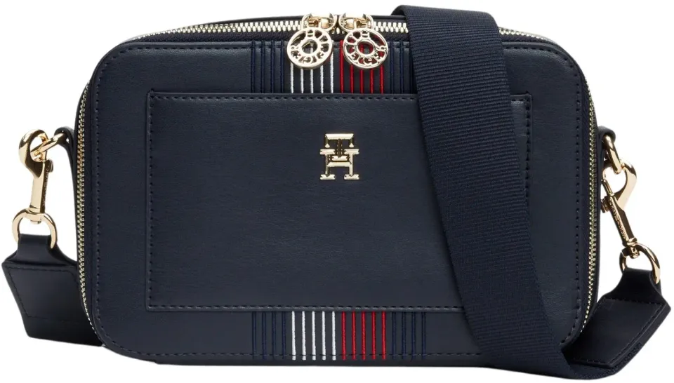 Tommy Hilfiger Distinct Camera Bag Piccola Blu Space Blue tracolla