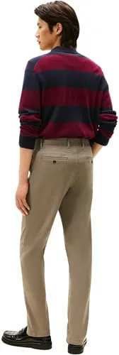 Tommy Hilfiger Brushed Twill chino uomo straight fit spazzolato