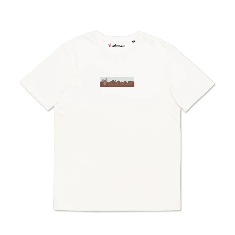 Solemate Box Logo Wave Brown maglietta marrone cotone