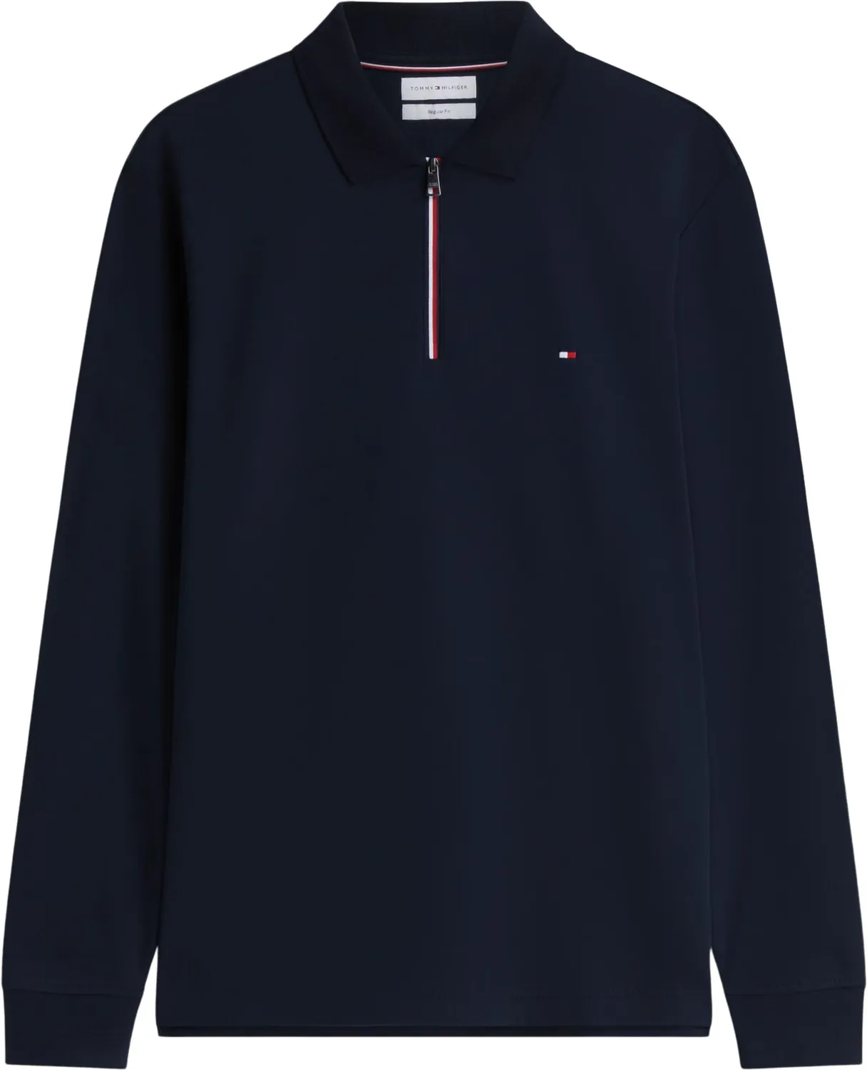 Tommy Hilfiger Liquid Cotton Zip MW0MW44820 polo XL verde